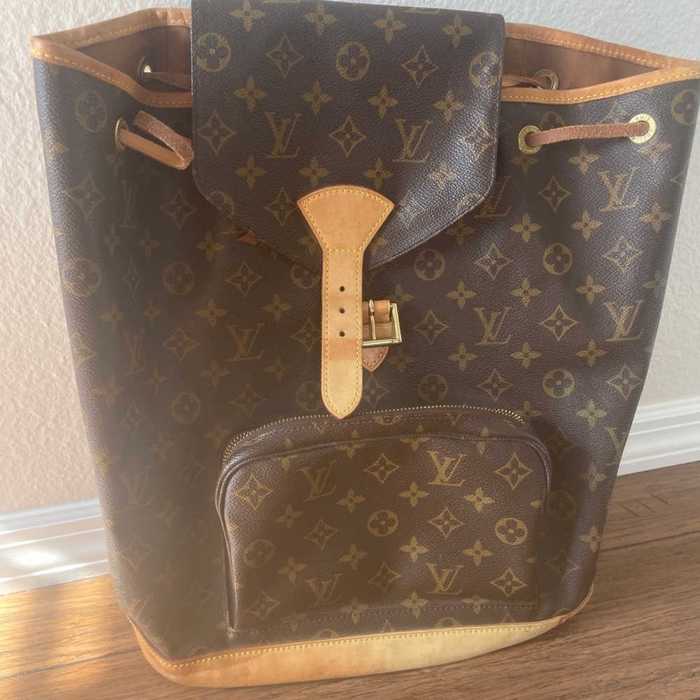 XL❤️Louis Vuitton Backpack VINTAGE MONOGRAM MONTSOURIS GM LV Backpack - Picture 15 of 17